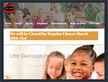 Tablet Screenshot of blackdiamondkidscenter.com